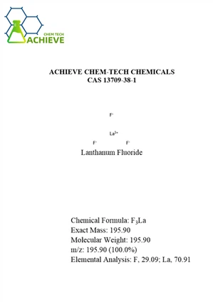 Lantanfluorid CAS 13709-38-1